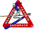 Skiing Skeleton Logo
